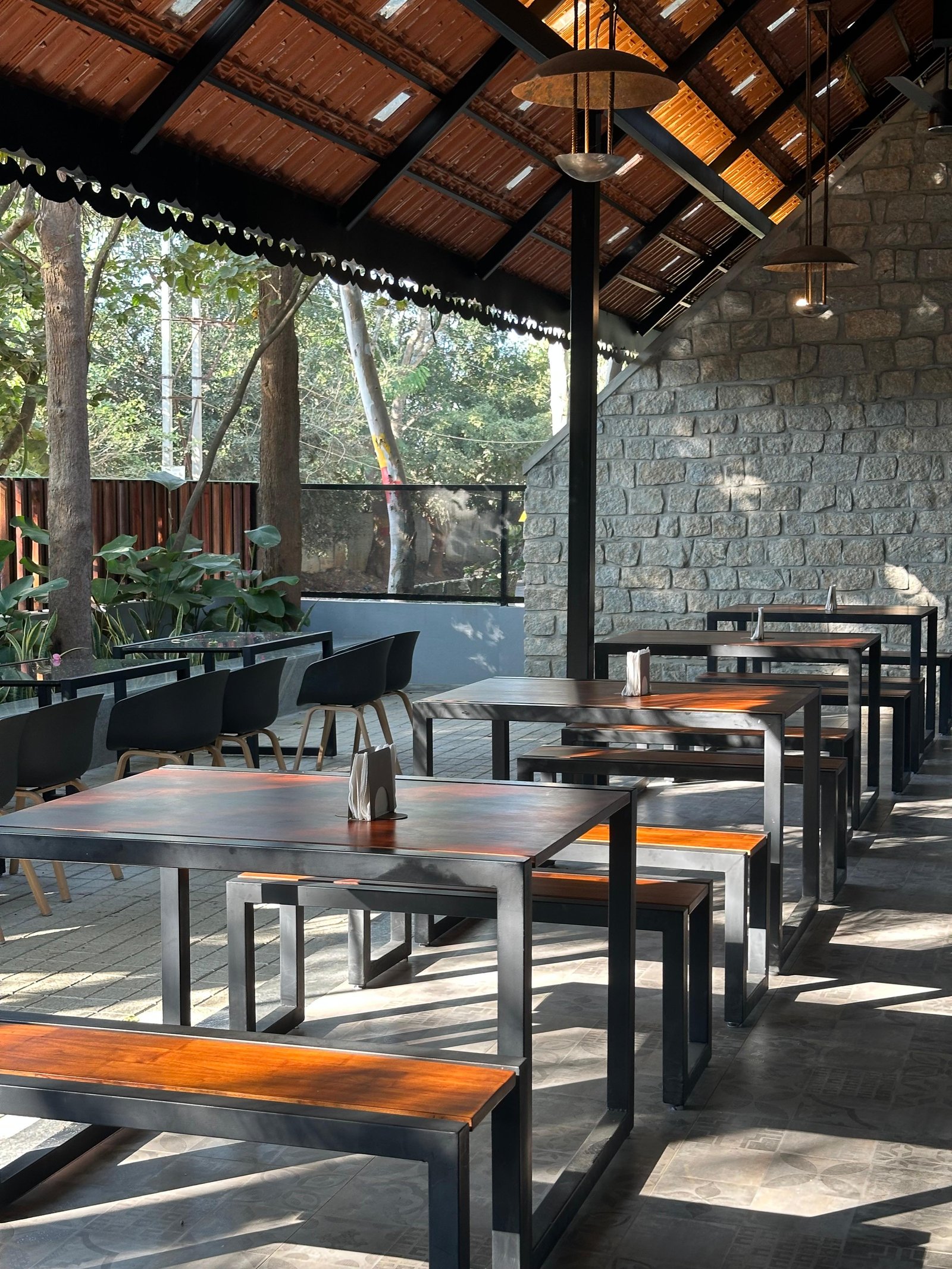 Semi-covered Dining Area